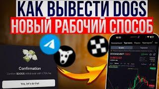 Как Вывести и Продать DOGS — из Телеграм на БИРЖУ | Рабочая Инструкция