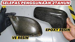 Carbon fiber yang guna VE resin cepat rosak dari Epoxy resin , apa sebab ..