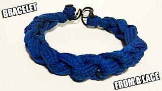 How to make a Bracelet from a Lace (The Easiest Way)
