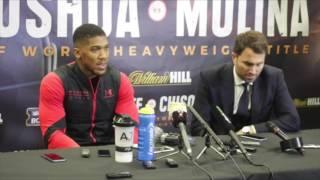 Anthony Joshua on Joseph Parker vs Andy Ruiz - "He is a talented young heavyweight, he's Champion"