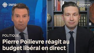 Entrevue avec Pierre Poilievre : le PCC dénonce un budget inflationniste