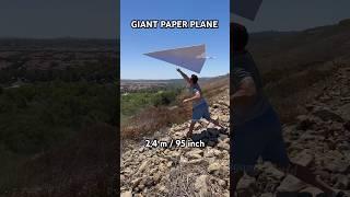 THE BIGGEST PAPER AIRPLANE ORIGAMI WORLD TUTORIAL | HOW TO MAKE A HUGE PAPER PLANE | GIANT ORIGAMI