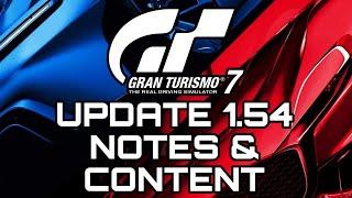 Gran Turismo 7 | Update 1.54 Notes & Content