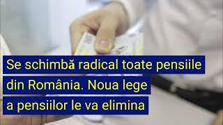 Se schimbă radical toate pensiile din România. Noua lege a pensiilor le va elimina