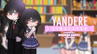 YANDERE SIMULATOR reacts to… AYANOS PAST! | Yandere Taro AU | Gacha life 2 | ilooveeeyoou