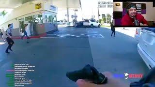 LAPD Turns Gas Station Into A War Zone