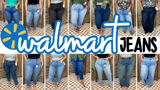 *MASSIVE WALMART FALL FASHION HAUL* So Many Jeans (almost 30 pairs!) on an Apple & Pear Body Shape!