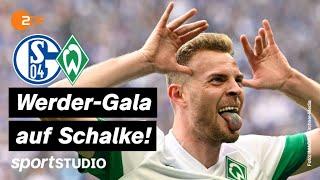 Schalke 04 – Werder Bremen Highlights | 2. Bundesliga, 31. Spieltag 2021/22 | sportstudio