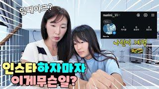 인스타 시작 하자마자 이게 무슨일이예요ㅠ 가족 일상 브이로그 vlogㅣ토깽이네