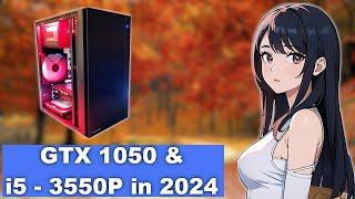 I've build a 100$ "GAMING"-PC in the cheapest CASE, i could find.. [ GTX 1050 & i5-3550P in 2024 ]