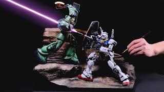 Making a Very Expensive Gundam Battle Diorama