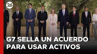 El G7 sella un acuerdo para usar activos rusos para ayudar a Ucrania