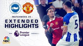 Brighton v. Manchester United | PREMIER LEAGUE HIGHLIGHTS | 5/4/2023 | NBC Sports