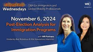 Post-Election Analysis for Immigration Programs | Rapid-Fire Wednesdays | 11.06 (032)