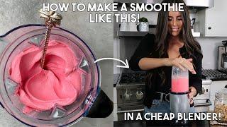 THICK SMOOTHIE BOWL in a CHEAP BLENDER!