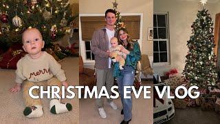 CHRISTMAS EVE VLOG: New Luggage + Christmas Traditions + Lane's First Christmas Eve