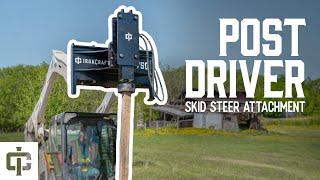 Post Driver PD750 | Skid Steer Attachment | IronCraft