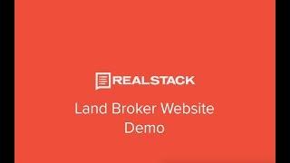 Land Broker Website Demo | REALSTACK.com