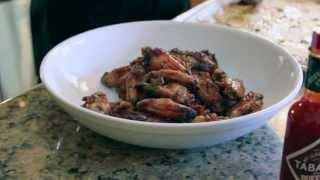 How to make HEALTHY chicken wings: College Cooking with The Calm Caterer