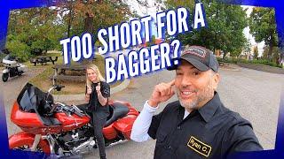 Are you TOO short to ride a BAGGER?