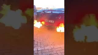 Nissan GTR shooting Flames!!!