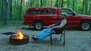 Relaxing at Camp: Pot Roast Dinner: Solo Truck Camping
