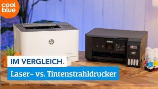 Was ist der Unterschied zwischen einem Laserdrucker und einem Tintenstrahldrucker?