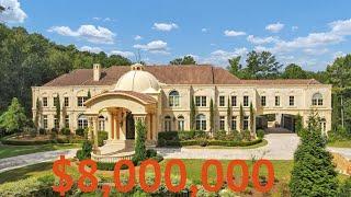 Tour A $8 Million Luxury Mansion In Atlanta: Inside Expensive Homes 2024 | Your Realest Realtor