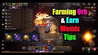 MIR M Farming Orb & Earn Wemix Tips