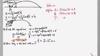 PCH - 10.7d Projectile motion