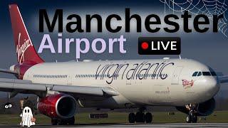  LIVE Manchester Airport Plane Spotting 