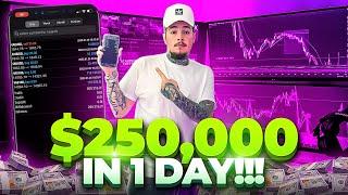 How I made $250,000 in 1 day trading FOREX | INSANE STRATEGY REVEAL