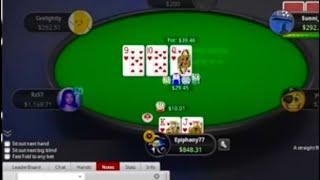 Charlie Carrel flops a Straight Flush