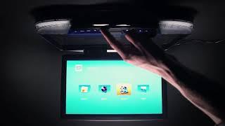 How to use Overhead Monitor Car Roof Mount Flip Down DVD Player Video d