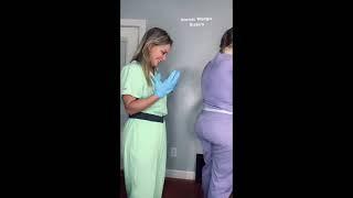 Nurse giving wedgie to patient  #asipwedgie #nursewedgie #wedgie #wedgietrend