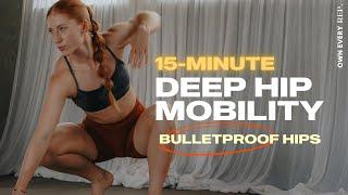 15 Min. DEEP Hip Mobility - Internal & External Rotation | Intermediate, Follow Along