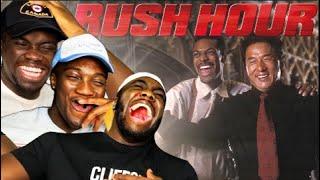 We've never laughed this much!!! First Time Reacting To RUSH HOUR | MOVIE MONDAY | GROUP REACTION