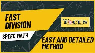 fast division | speed math | speed division