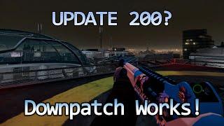 Down-patching to Update 200 and quick setup/guide