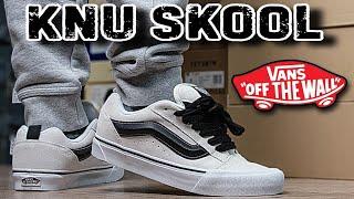 Vans Knu Skool 'White/Black' Sneaker Review & On Feet