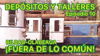 Historia FERROCARRIL Español Depósito de LOCOMOTORAS y talleres de Bilbao-Olabeaga TRENES DYT10