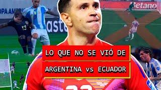 Lo que NO se vio del polémico ARGENTINA vs ECUADOR | Messi falló Penal y Dibu salvó por Copa América