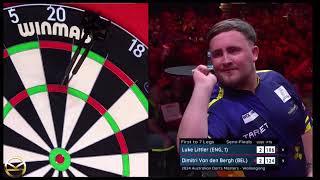 Luke Littler vs Dimitri Van Den Bergh | Semi-Final | Australian Darts Masters 2024 