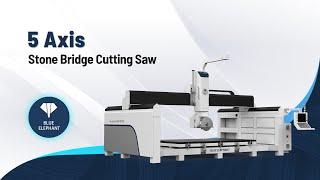 2024 Upgraded Bridge Saw for Granite 5 Axis CNC Bridge Cutting Saw with Camera Sale in Vietnam VN