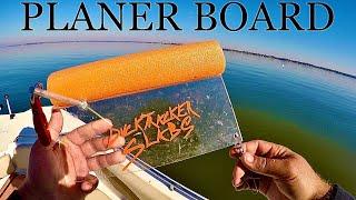 Drift Fishing Catfish with a Planer Board Offshore Freshwater