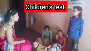 pinky goddess took test for admission of children | blessing video #blessing #viral