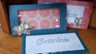 Gutscheinverpackung Fensterbox mit Stampin' UP!