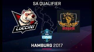 Dota 2 - Luccini vs. Midas Club Derrota [Game 1] -  Ro12 - SA Qualifier - ESL One Hamburg 2017