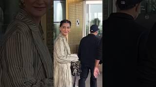 Sonam Kapoor Along With Her Husband Anand Ahuja Spotted At Airport