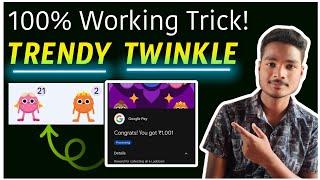 Gpay Laddoo! Offer 100% Trendy Twinkle Working Trick Telugu|| Googlepay laddoo Diwali offer 2024 ||